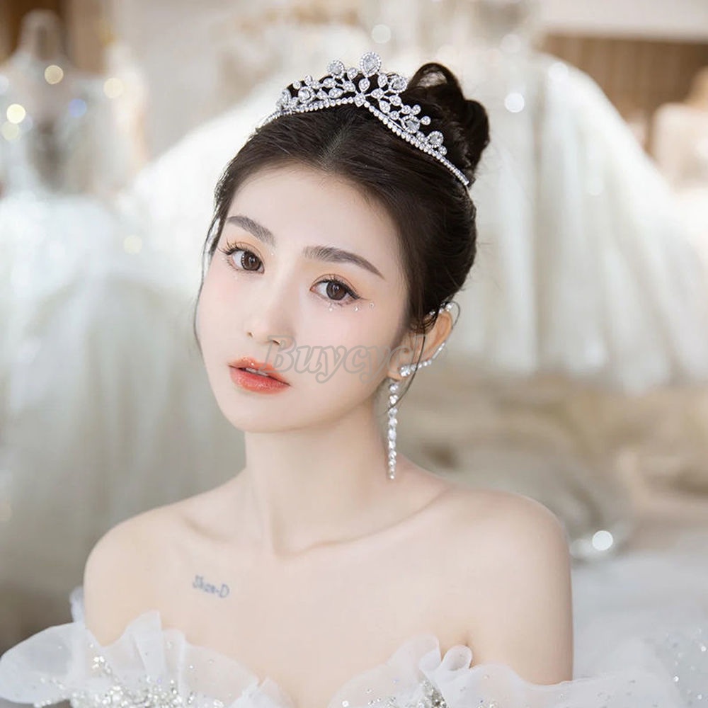Vương Miện Cô Dâu Kiểu Dáng Đơn Giản Sang Trọng