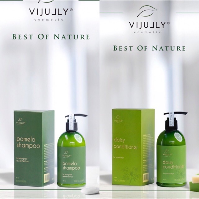 Dầu gội bưởi + xả Vyjully hàng chính hãng