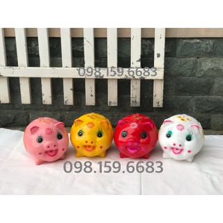 Lợn đất tiết kiệm - Pi size to hơn mũ bảo hiểm