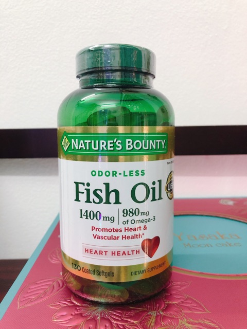 Dầu cá Nature's Bounty Fish Oil 1400mg 130 viên. | BigBuy360 - bigbuy360.vn