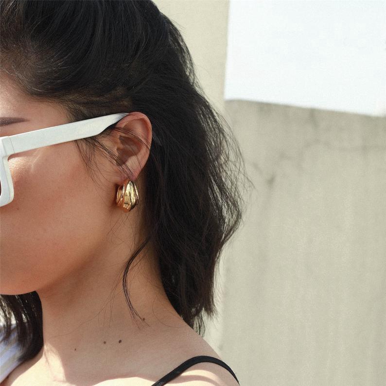 Vnox Bông Tai Mạ Vàng Thời Trang Cho Nữ