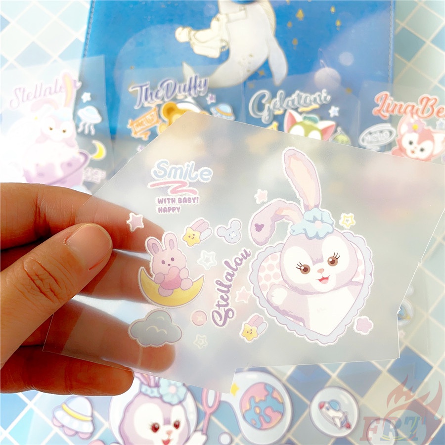 ◆ Sticker Dán Trang Trí Xe Ô Tô Tellalou / LinaBell / Duffy / Gelatoni ◆ 1 Miếng Dán Nhiệt Trang Trí