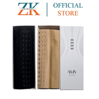 Nịt Bụng Amy Sline Zuka Beauty 24cm 4 xương chất liệu thun co giãn giúp định hình thon gọn vòng eo