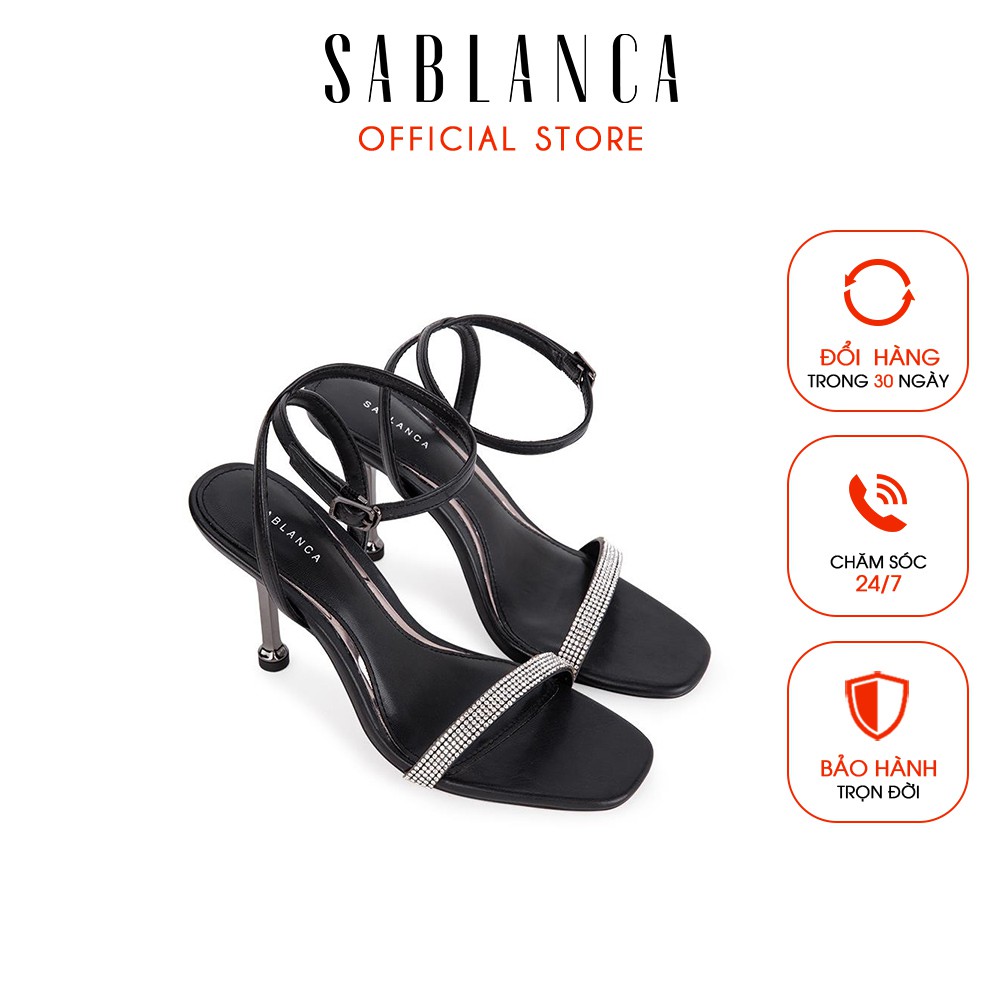 Giày sandal cao gót Sablanca gót mạ ánh kim cao 9cm 5050SN0122