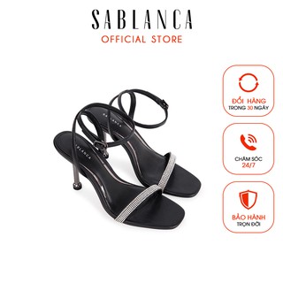 Giày sandal cao gót Sablanca gót mạ ánh kim cao 9cm 5050S thumbnail