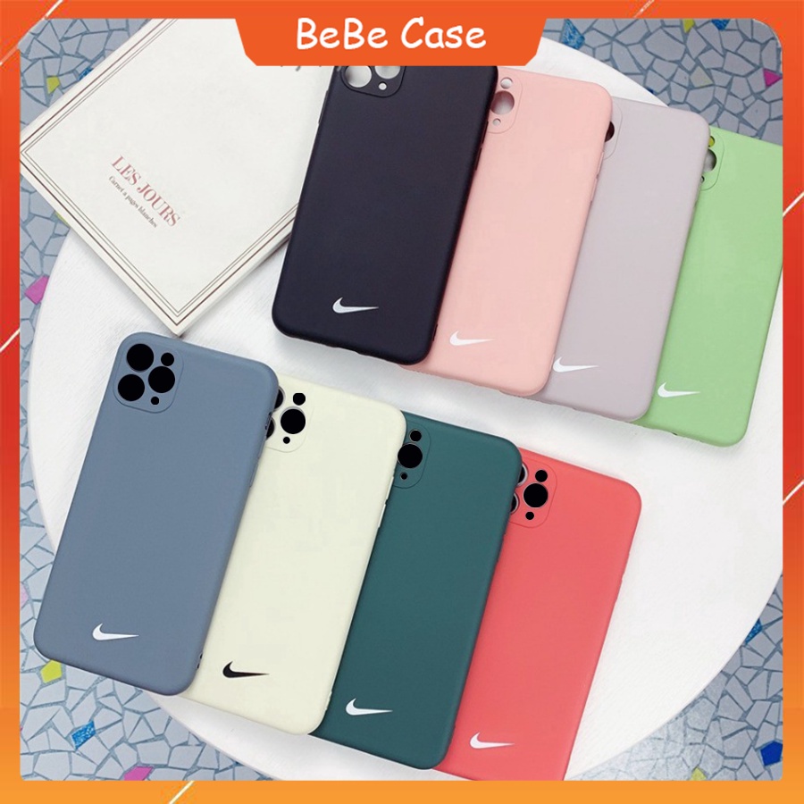 Ốp iPhone 11/ 11Pro/ 11Pro Max LOGO Nike Full viền đáy