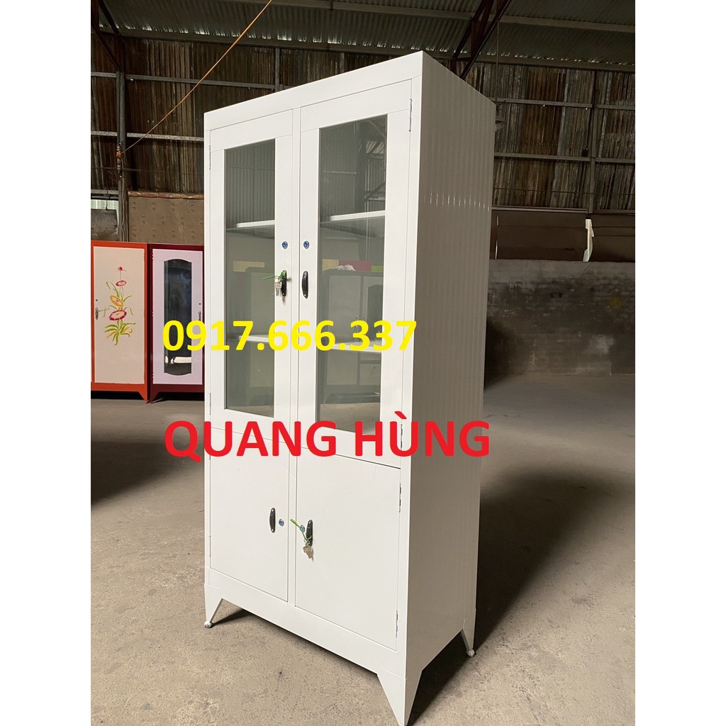 TỦ ĐỰNG HỒ SƠ 2 KÍNH - CHO VĂN PHÒNG , GIA ĐÌNH - FREE SHIP HCM