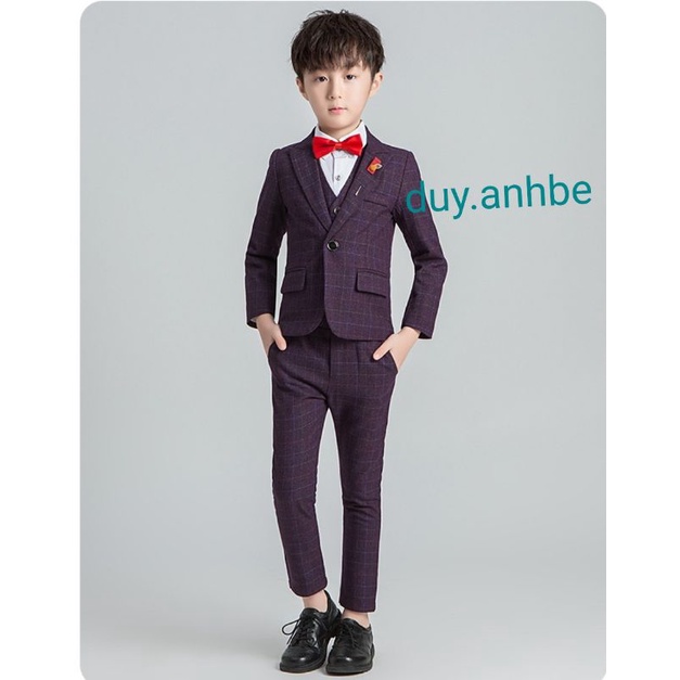 Bộ vest dạ cho bé trai