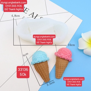 Khuôn Silicone Cặp Cây Kem