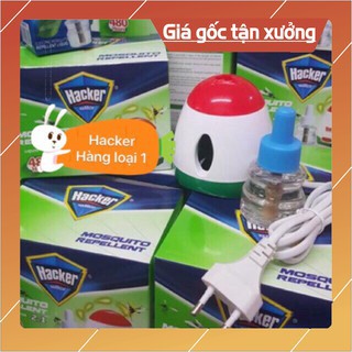 MÁY ĐUỔI MUỖI XÔNG TINH DẦU HACKER + 1 LỌ TINH DẦU