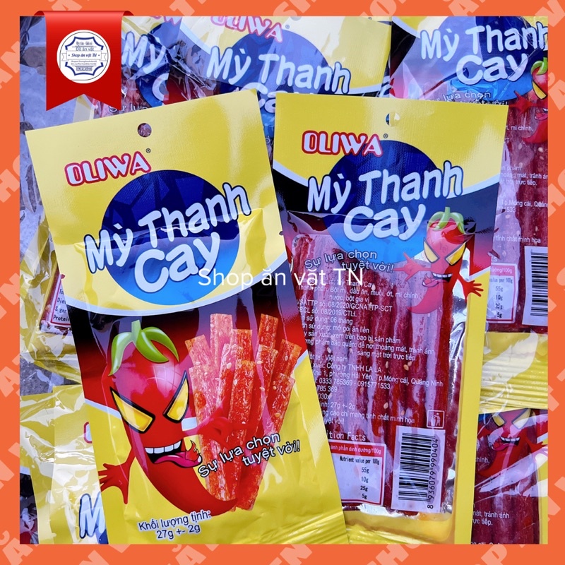 snack mỳ ý cay cay