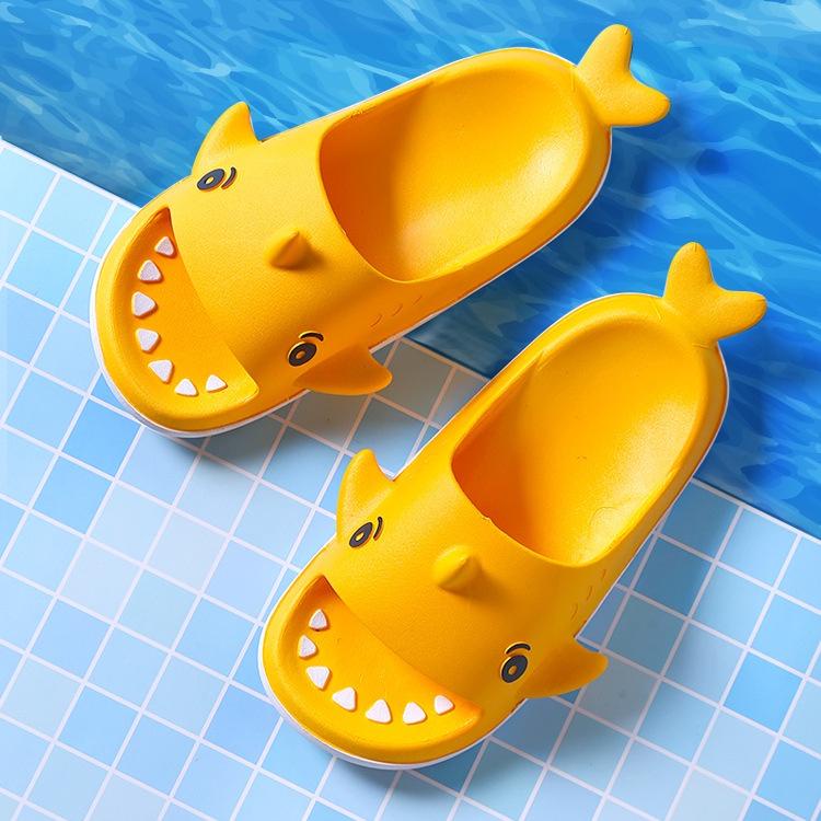 Miliki giờ... Giày Sandal Họa Tiết Cá Mập / Vịt Khủng Long / Cá Voi Dễ Thương Làm Quà Tặng Sinh Nhật Cho Bé 1-4 Tuổi