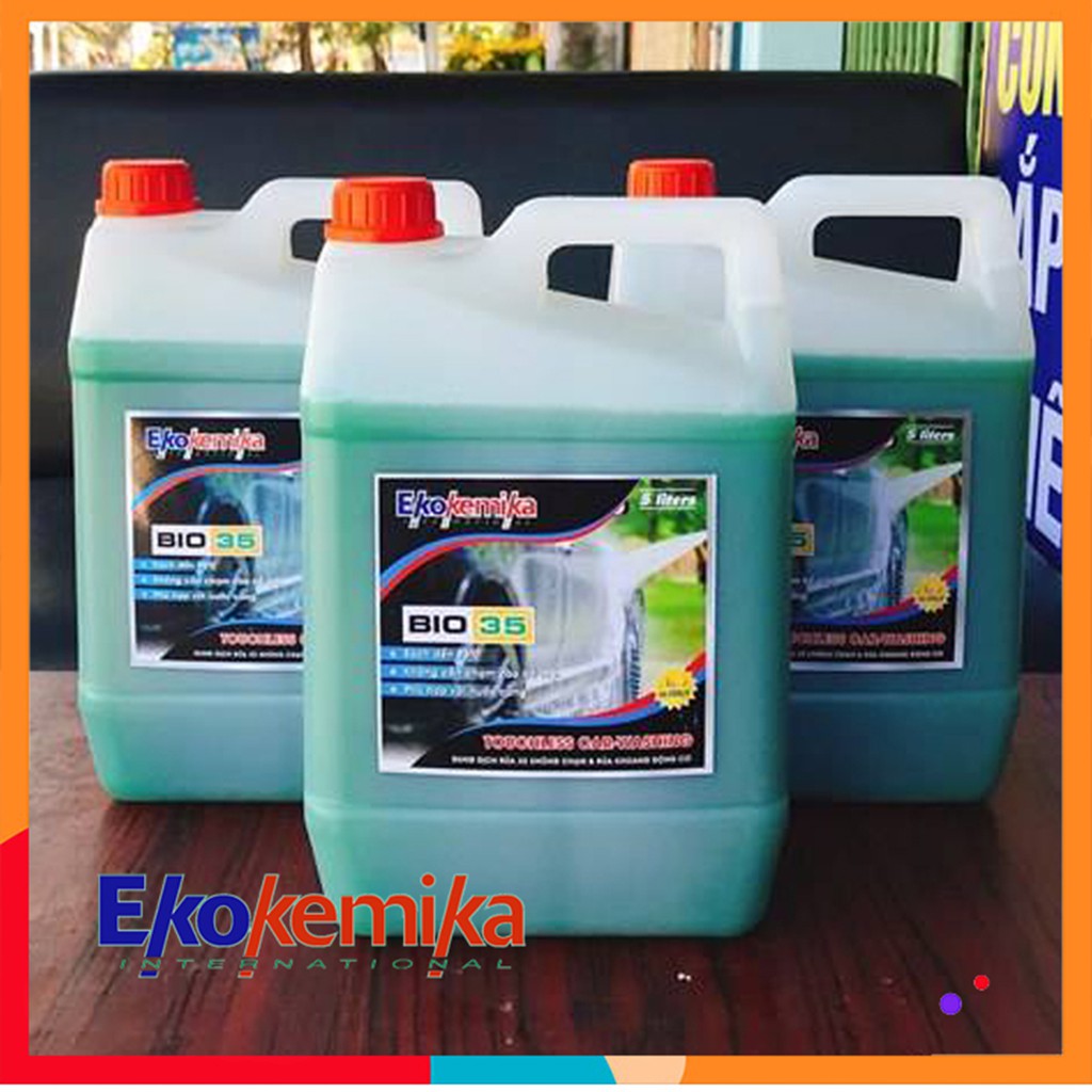 DUNG DỊCH RỬA XE KHÔNG CHẠM BIO 35-5l tặng khăn lau