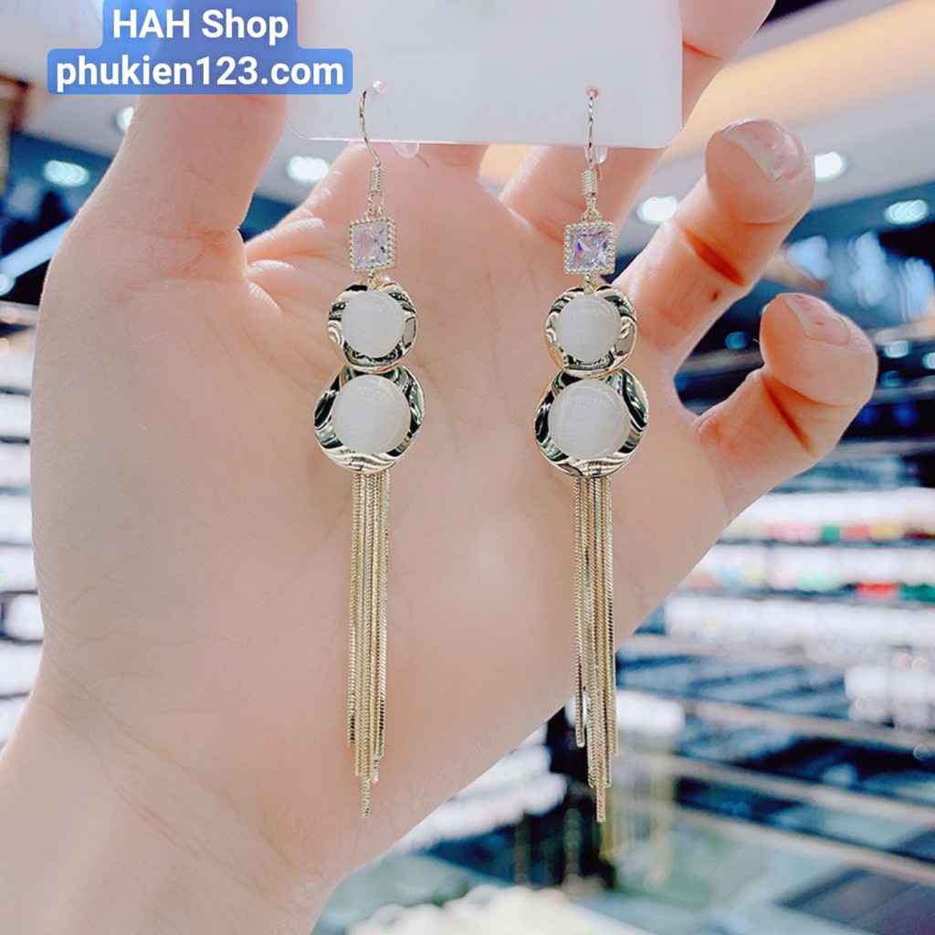 Bông tai hình Hồ Lô siêu xinh mẫu hot năm 2022 phong cách Hàn Quốc nhẹ nhàng, sang trọng