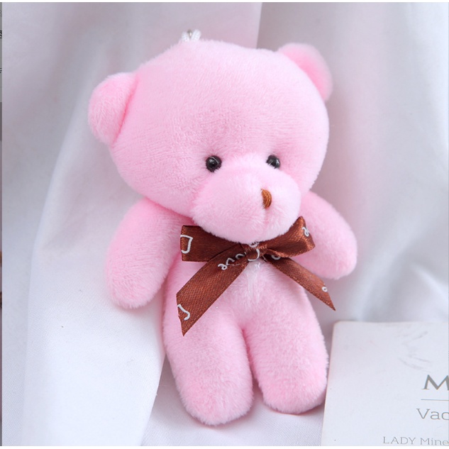 Móc khóa bông treo balo đáng yêu ngộ nghĩnh MÓC KHÓA BÒ SỮA MẬP siêu cute