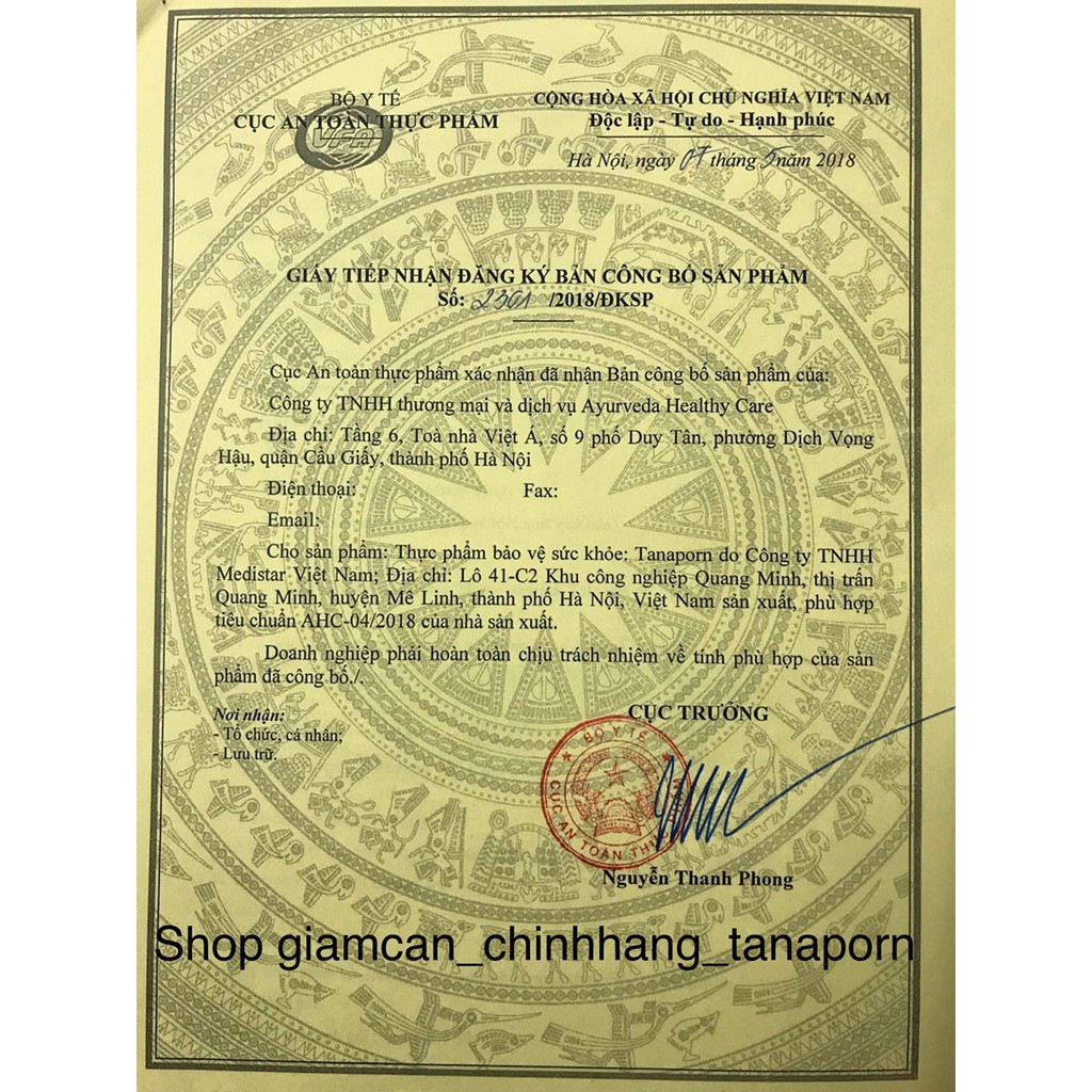 Giảm cân Tanaporn ,giảm mỡ bụng ,thon gọn đùi hiệu quả -Combo 2 hộp  (cho cơ địa rất khó hoặc nhờn) | BigBuy360 - bigbuy360.vn