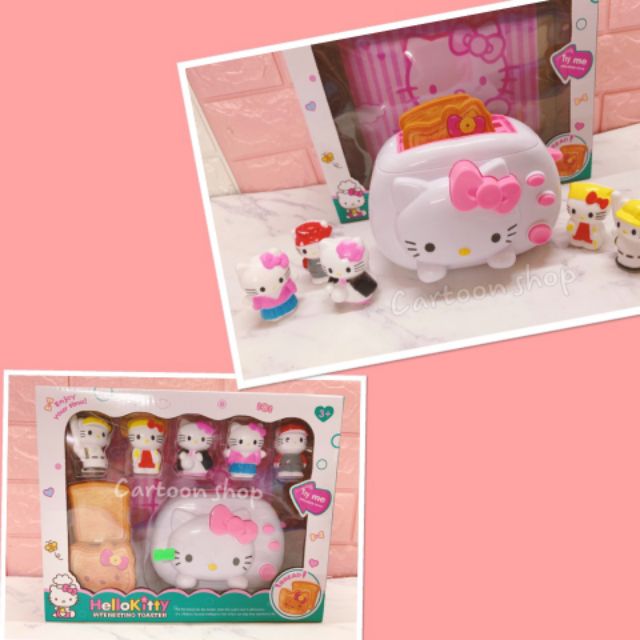 Máy nướng bánh mì sandwich hellokitty đồ chơi nấu ăn