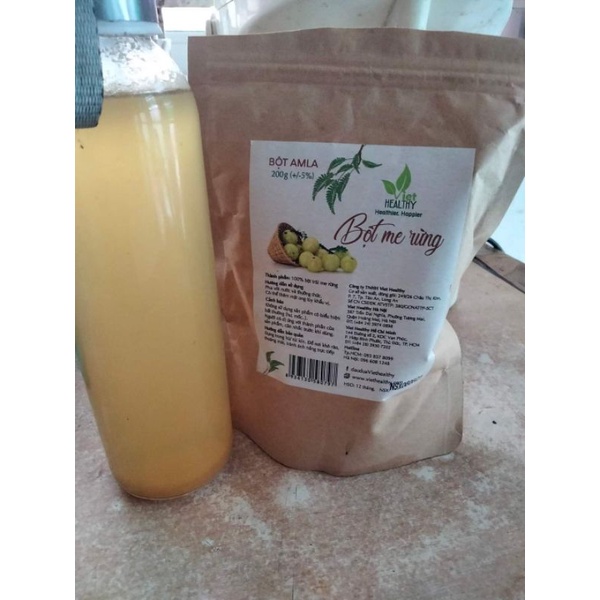 Bột Amla Viethealthy 150g, bột me rừng đông khô tự nhiên giàu vitamin C tăng sức đề kháng, tạo collagen