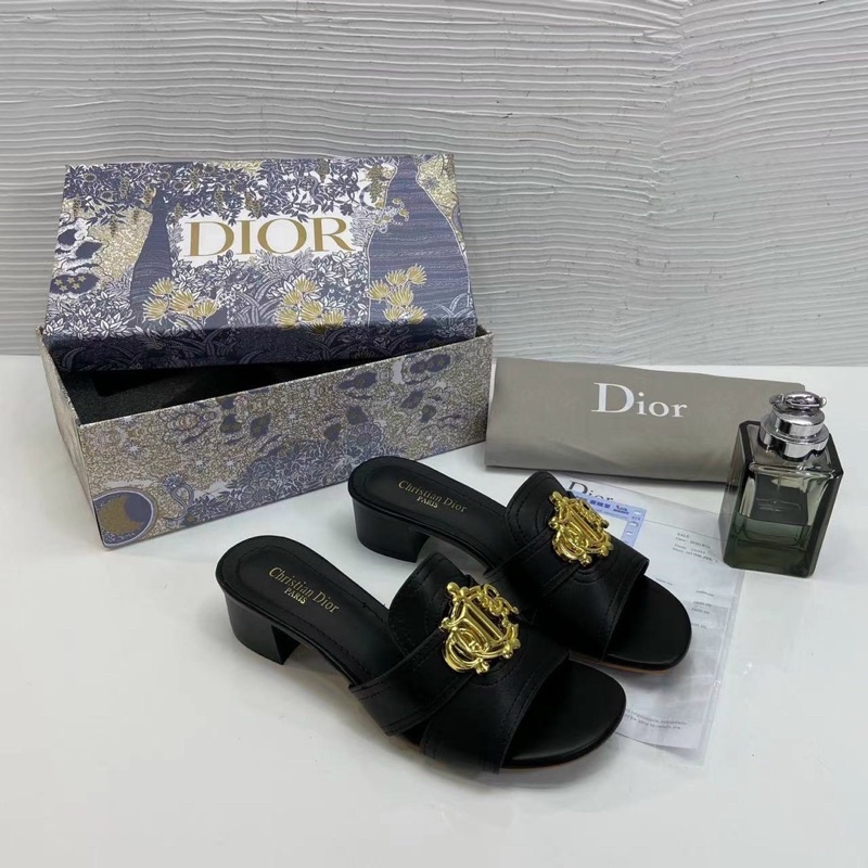 Guốc D i o r tag logo fullbox