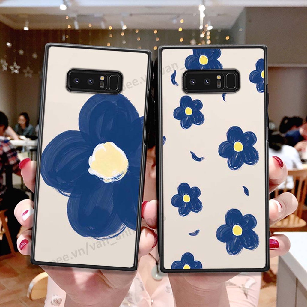 Ốp lưng Samsung Note 8 in hình hoa, gấu rich bear nghệ thuật, thời trang