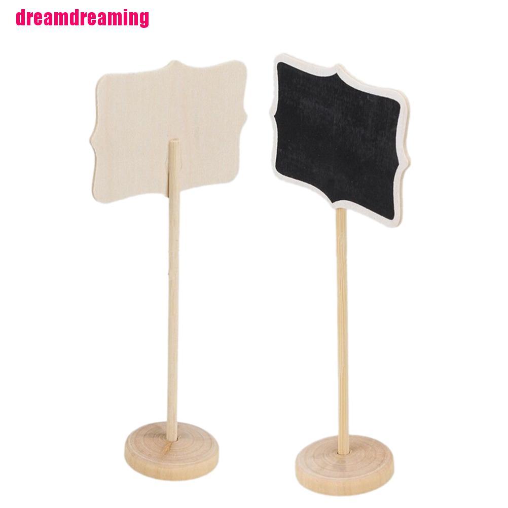 Bộ 1 / 10 Bảng Đen Mini Dùng Trang Trí Đám Cưới