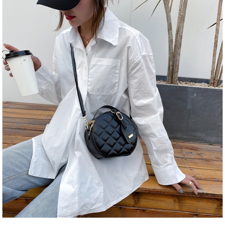 Túi xách JASMIN NOIR Tròn Nhỏ Pu Thời trang Sang trọng cho Phụ nữ
