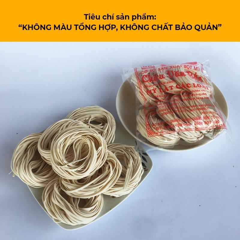 Bột mì lát khô đặc sản Huế làm quà đa dụng, thực phẩm chay chế biến sẵn ăn liền