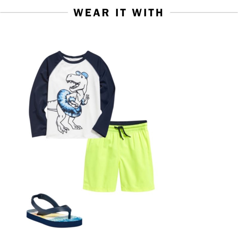 Áo bơi dài tay cho bé SPF50 xuất dư xịn AMGOBET ONBG500