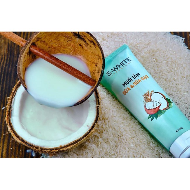 Muối Tẩy Tế Bào Chết Dừa Và Sữa Non Swhite | BigBuy360 - bigbuy360.vn