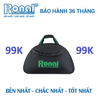 Túi xách thể thao du lịch Ronal TX18 - Đen logo xanh lá