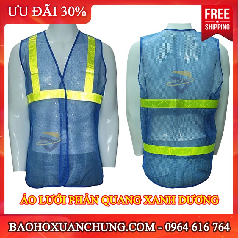 Áo phản quang phản chiếu dành cho công nhân, kỹ sư, dân đi phượt các loại chất lượng cao