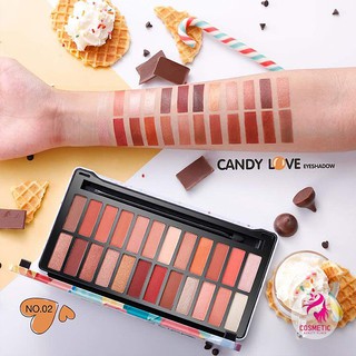 Màu Mắt 24 Ô Odbo Candy Love Eyeshadow