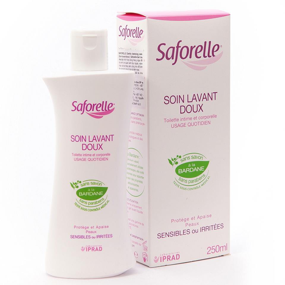 Saforelle Gentle Cleansing Care - Dung dịch vệ sinh phụ nữ Saforelle