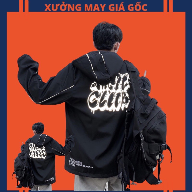 🎆𝐃𝐮̀ 𝟐 𝐋𝐨̛́𝐩🎆 223 Áo Khoác Dù HIGH CLUB Hàng Chất Lượng Chất Dù 2 Lớp. Bomber Jacket - Hottrend - Mẫu Mới