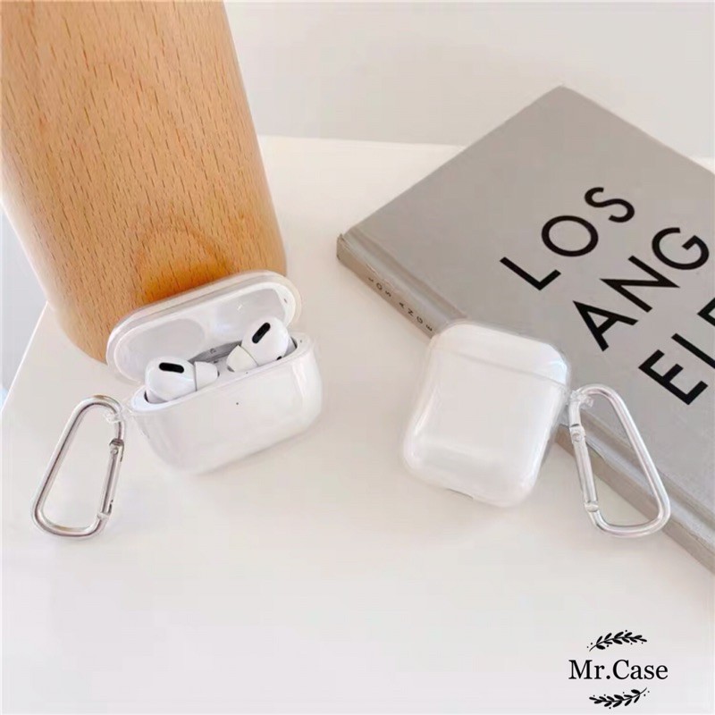 Case Airpods 1/2 Pro Vỏ Ốp Đựng Tai Nghe Vỏ Trong Silicon Mềm Đơn Giản - Mr.Case Airpods