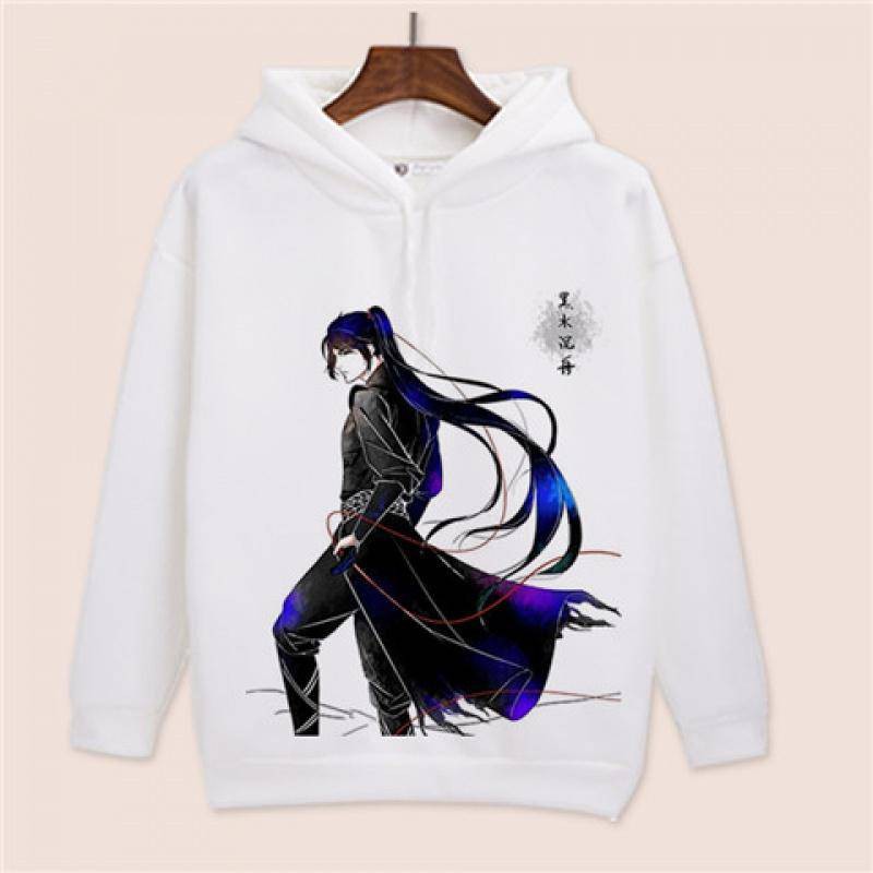 Thẻ Áo Hoodie Dáng Dài In Họa Tiết Anime Cá Tính Cho Nam