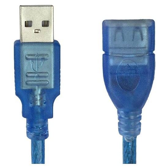 Cáp Nối Dài USB  10M MÀU Xanh - Có Cục Chống Nhiễu