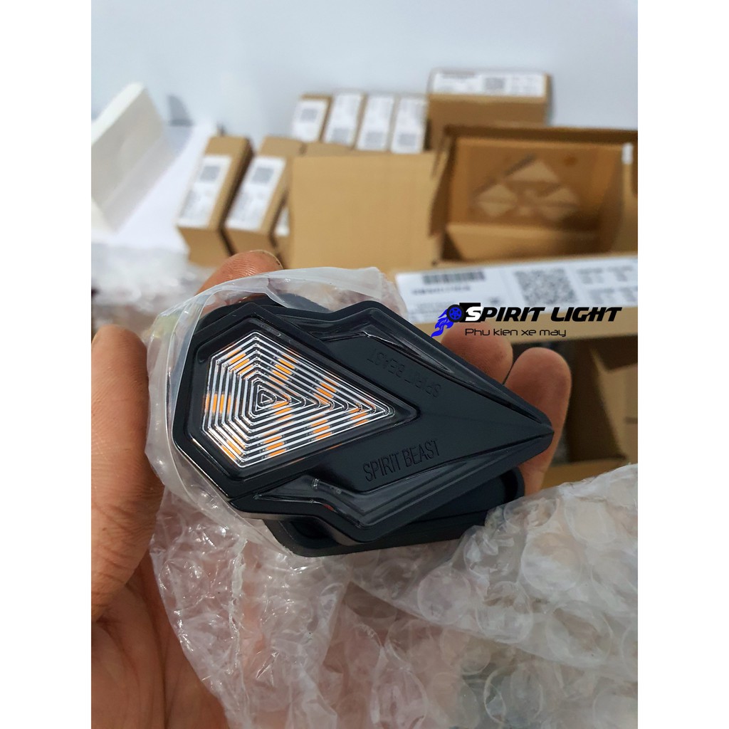 Xi nhan mũi tên kim cương led L23 Spirit Beast chính hãng độ gắn xe winnerX (winner X), R15, GSX, Bandit, mô tô PKL