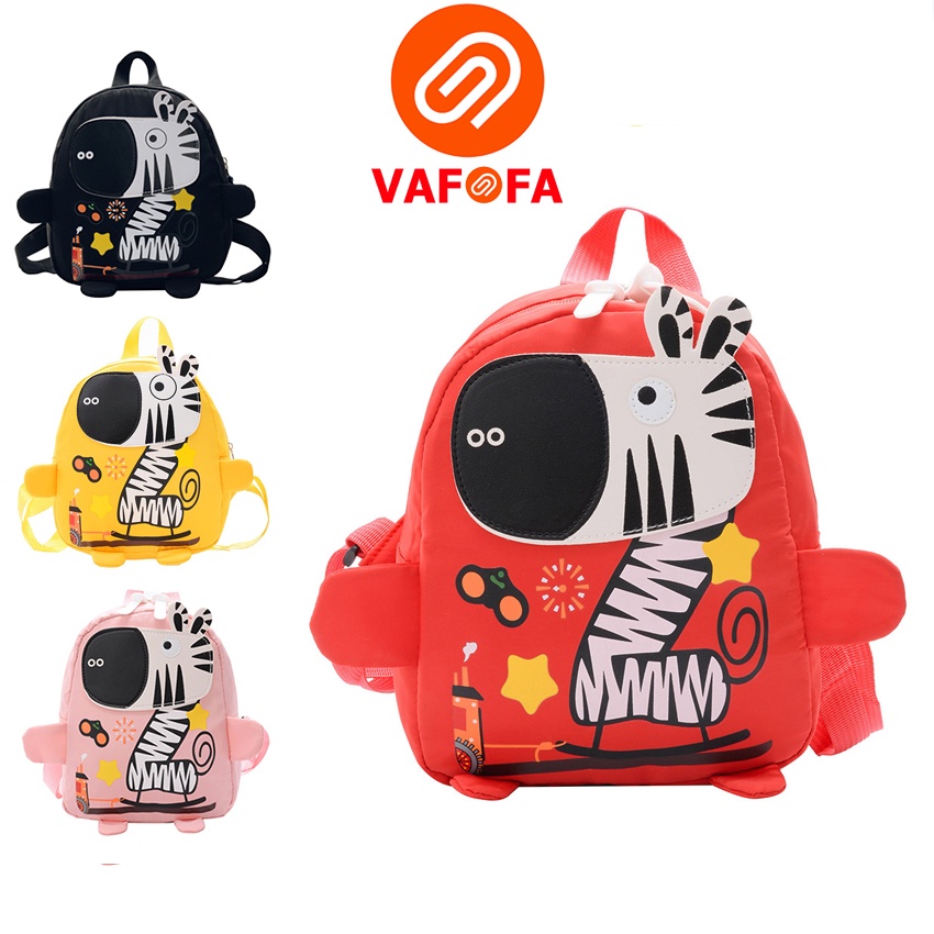 Balo cho bé mầm non đi nhà trẻ (1-6 tuổi) dễ thương balo trẻ em mẫu giáo ZEBRA KGB012