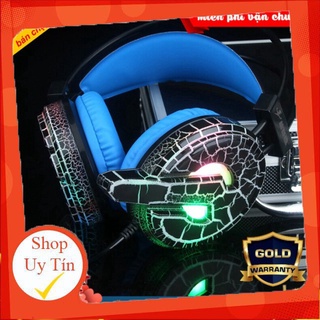 Tai nghe gaming chụp tai có mic có đèn LED cho máy tính, điện thoại