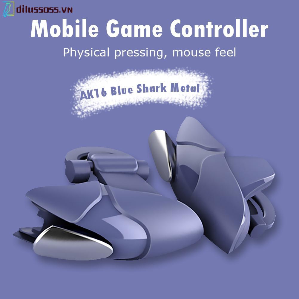 Nút điều khiển AK16 Blue Shark bằng kim loại cho chơi game PUBG trên điện thoại | BigBuy360 - bigbuy360.vn