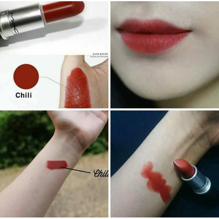 Son MAC Chili đỏ pha cam
