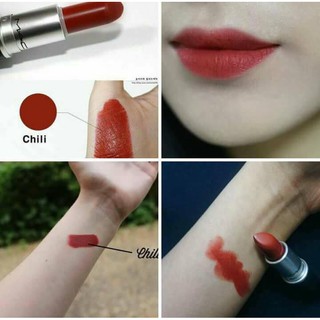 Son mac chili đỏ pha cam