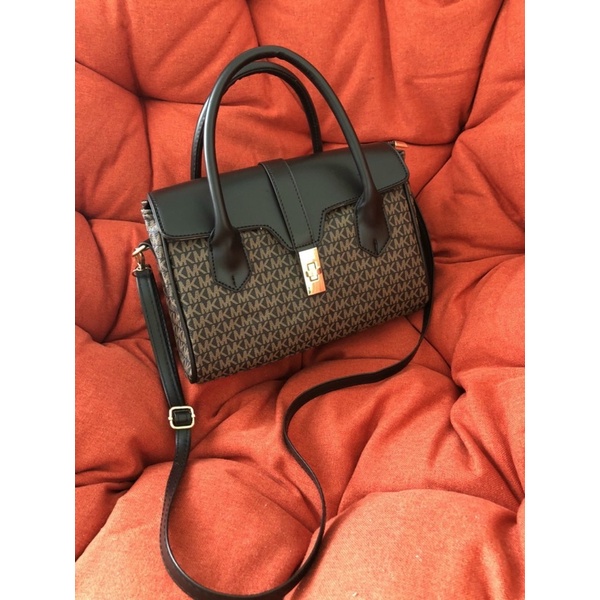 ⚡Follow shop săn deal⚡ túi sách công sở nhiều ngăn họa tiết m.k có tay cầm và dây đeo chéo