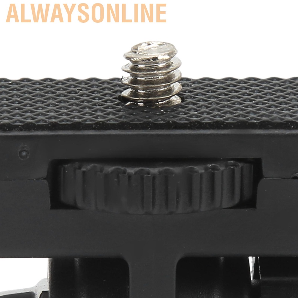 Alwaysonline Monitor Ball Head 180 Degrees With Cold Shoe 1/4in Screw