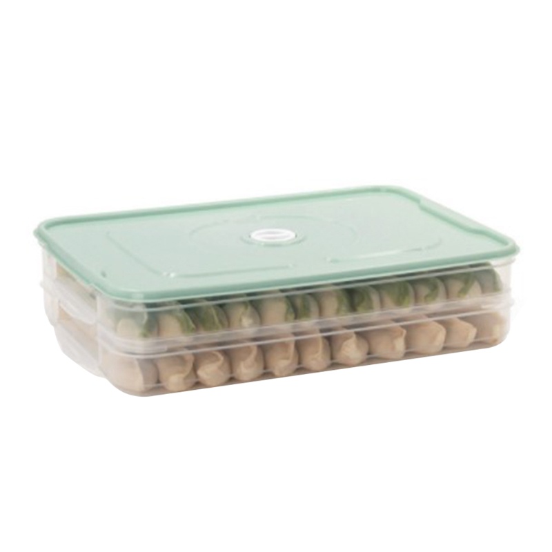 Khay Đựng Bánh Bao Nhiều Tầng Bằng Nhựa Có Nắp Đậy Xếp Chồng Được Cho Tủ Lạnh Nhà Bếp