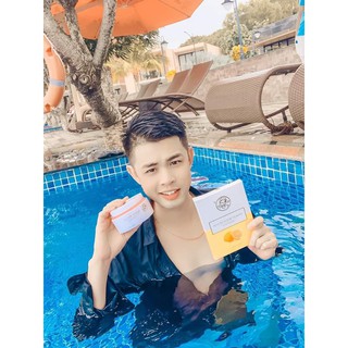 [ Tặng kích trắng ] HOT Combo Body Phấn và Lemon Detox