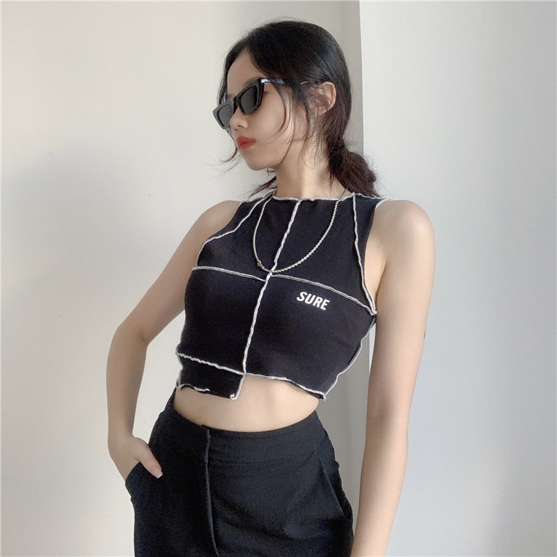 Áo thun lửng không tay thời trang cho nữ