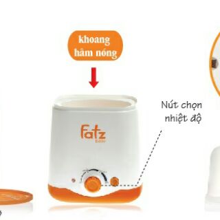 Máy hâm siêu tốc và tiệt trùng bình 2 sữa cổ rộng