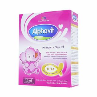 Alphavit giúp bé ăn ngon, ngủ tốt